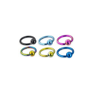 Anneau BCR 1.2mm Acier Anodisé