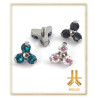 Pétale Trinity Titane F136 interne Swarovski