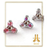Pétale Trinity Titane F136 interne Swarovski