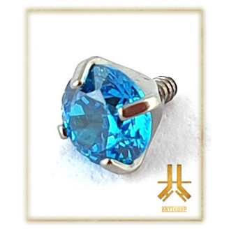 Pétale Trinity Titane F136 interne Swarovski