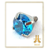 Pétale Trinity Titane F136 interne Swarovski