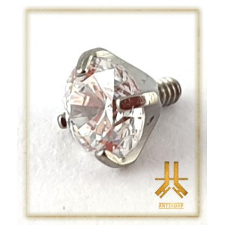 Pétale Trinity Titane F136 interne Swarovski