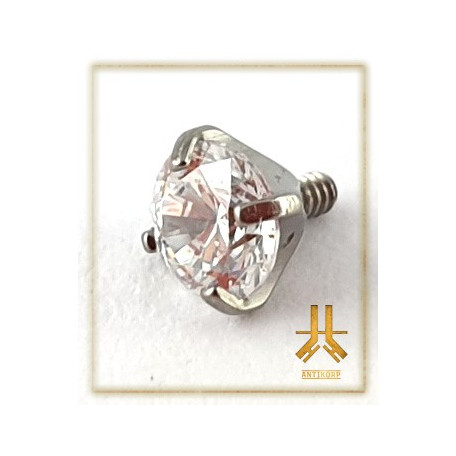 Pétale Trinity Titane F136 interne Swarovski