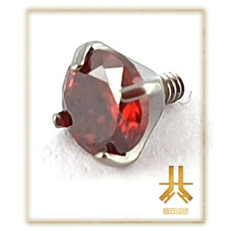Pétale Trinity Titane F136 interne Swarovski