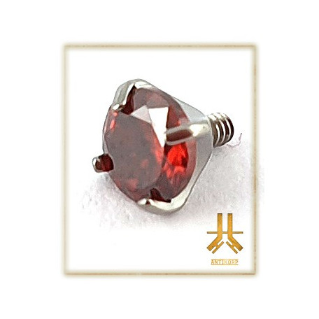 Pétale Trinity Titane F136 interne Swarovski