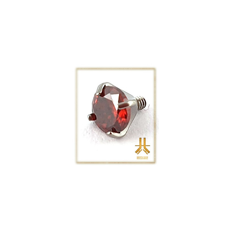 Pétale Trinity Titane F136 interne Swarovski