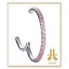 Anneau Clicker Serti Strass Swarovski