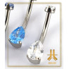 Nombril Titane Interne Strass