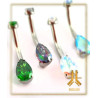 Nombril Titane Interne Strass