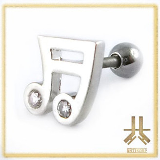Bijoux Cartilage Note Double Croche