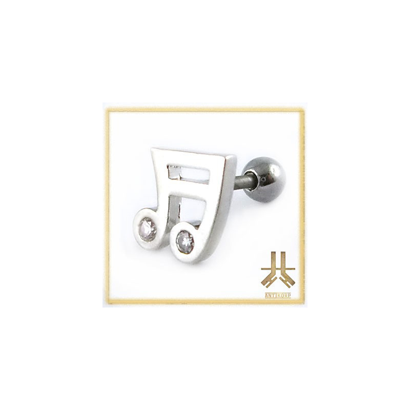 Bijoux Cartilage Note Double Croche