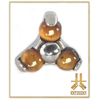 Pétale Trinity Titane F136 interne Swarovski