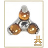Pétale Trinity Titane F136 interne Swarovski