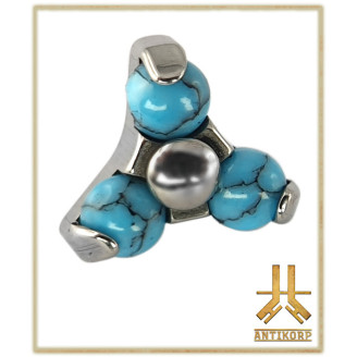 Pétale Trinity Titane F136 interne Swarovski