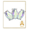Pétale Trinity Titane F136 interne Swarovski