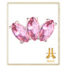 Pétale Trinity Titane F136 interne Swarovski