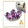 Pétale Trinity Titane F136 interne Swarovski