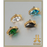 Pétale Trinity Titane F136 interne Swarovski