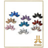 Pétale Trinity Titane F136 interne Swarovski