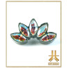 Pétale Trinity Titane F136 interne Swarovski