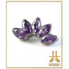 Pétale Trinity Titane F136 interne Swarovski