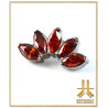 Pétale Trinity Titane F136 interne Swarovski
