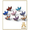Pétale Trinity Titane F136 interne Swarovski