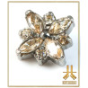 Pétale Trinity Titane F136 interne Swarovski