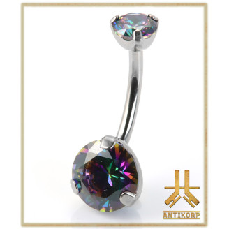 Nombril Titane Interne Strass