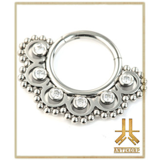 Anneau Clicker Titane F136 Collum V2