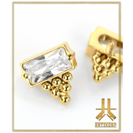 Embout Titane F136 PVD Gold BeaClust n305