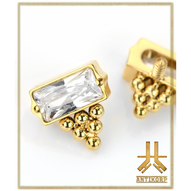 Embout Titane F136 PVD Gold BeaClust n305