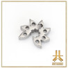 Pétale Trinity Titane F136 interne Swarovski