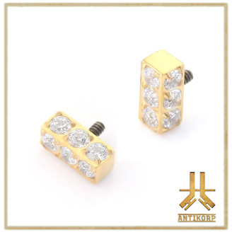 Anneau Clicker Or 14K 1.2mm