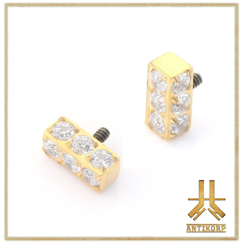 Anneau Clicker Or 14K 1.2mm