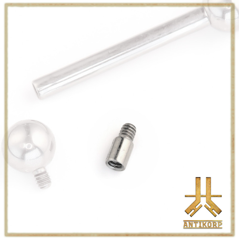 Taper Insertion Acier pour vissage interne