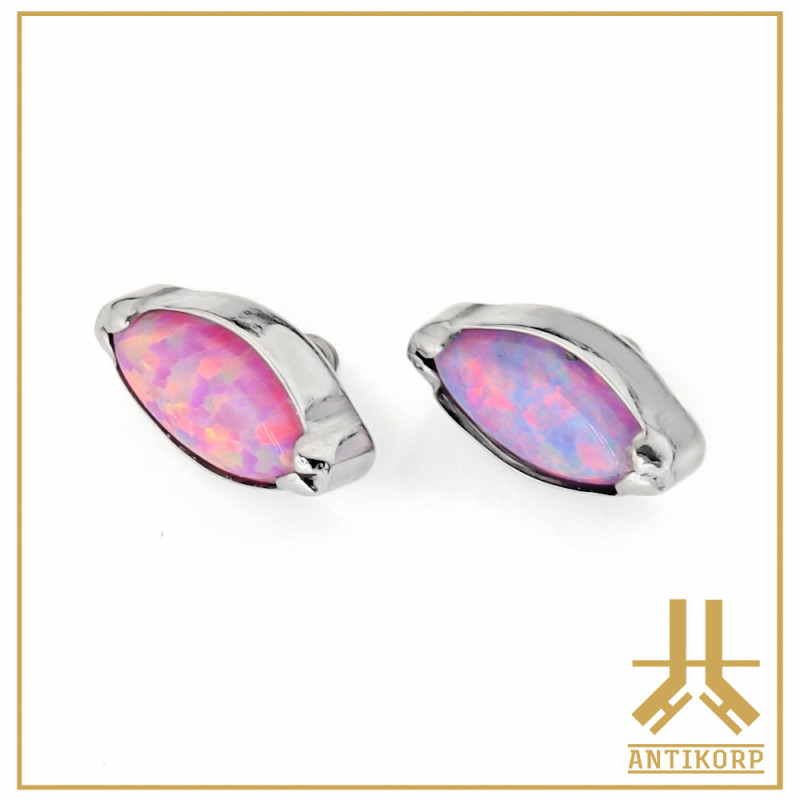 Pétale Trinity Titane F136 interne Swarovski