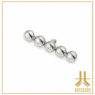 Embout Titane F136 7 boules vissage interne