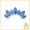 Embout Titane F136 Marquises Diademe strass interne
