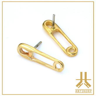 Marquise Or 14K Strass