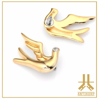 Marquise Or 14K Strass