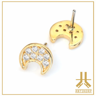 Marquise Or 14K Strass