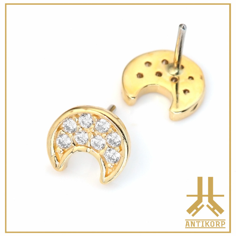 Marquise Or 14K Strass
