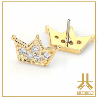 Marquise Or 14K Strass