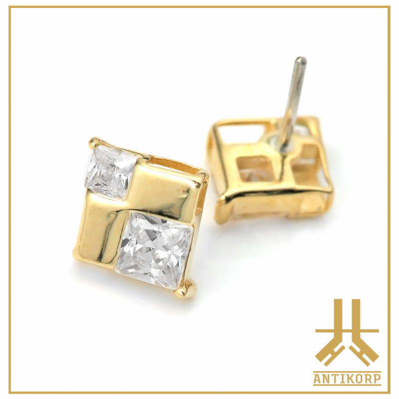 Marquise Or 14K Strass