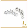 Pétale Trinity Titane F136 interne Swarovski