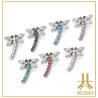 Pétale Trinity Titane F136 interne Swarovski