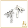 Pétale Trinity Titane F136 interne Swarovski