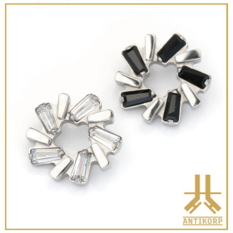 Pétale Trinity Titane F136 interne Swarovski