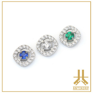Pétale Trinity Titane F136 interne Swarovski